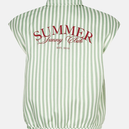 Ydence Gilet Pleun Sage green