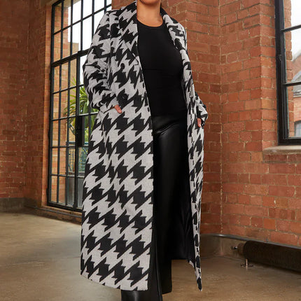 Dames jas ruiten zwart wit xxs xs s m l xl