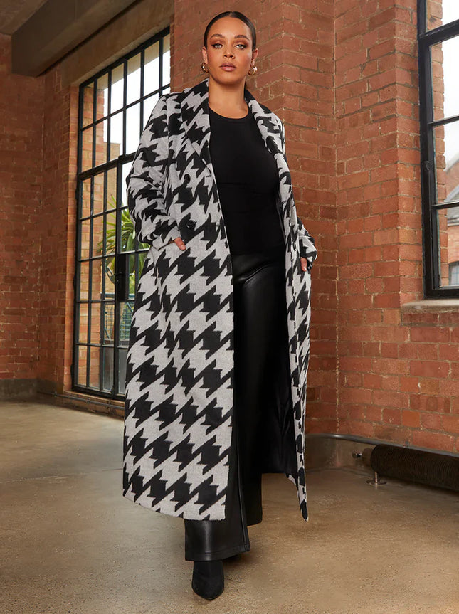 Dames jas ruiten zwart wit xxs xs s m l xl
