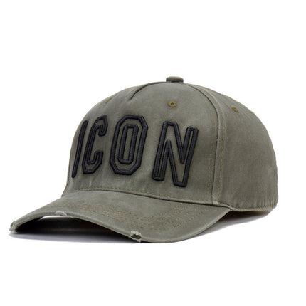UNICORN Men's cap baseball text print black gray pink red blue white One Season