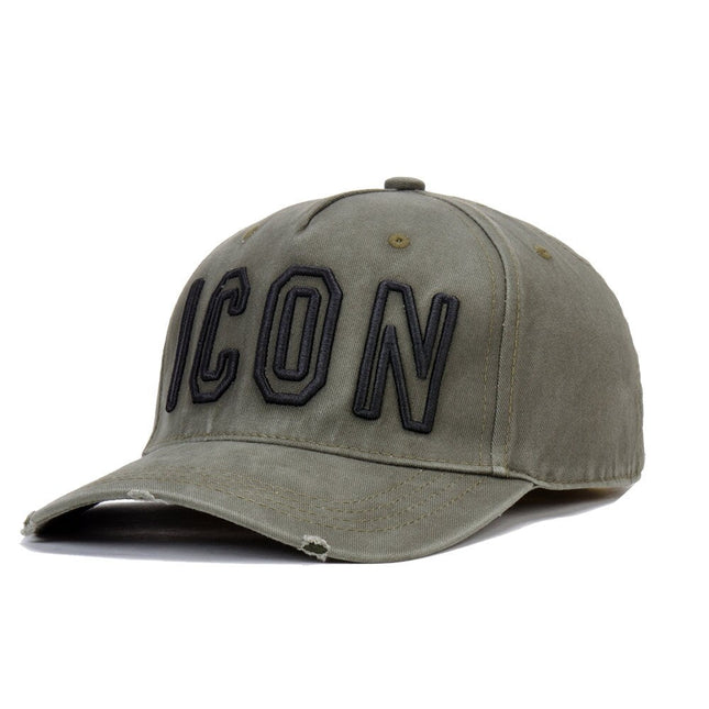 UNICORN Men's cap baseball text print black gray pink red blue white One Season