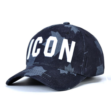 UNICORN Men's cap baseball text print black gray pink red blue white One Season