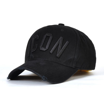 UNICORN Men's cap baseball text print black gray pink red blue white One Season