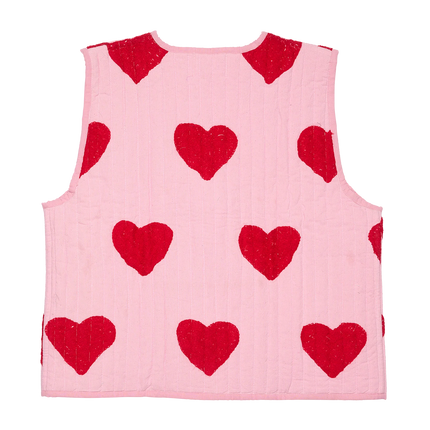 Sissel Edelbo Honey vest gilet suzani red heart