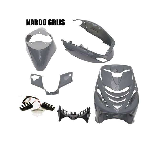 UNICORN Body kit Power1 model SP + LED lamp nardo gray gloss 6-piece zip2000