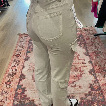 UNICORN Women's cargo jeans green beige s m l xl