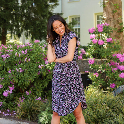 Nya shirt dress zwart