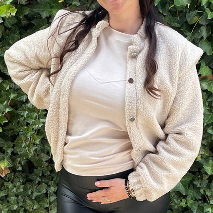 Dames jas beige s m l