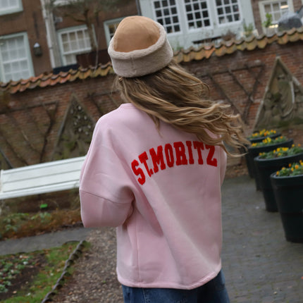 St. Moritz sweater lichtroze rood