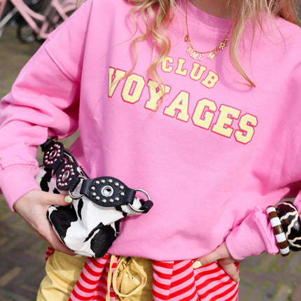 Voyages sweater roze