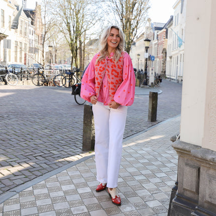 Selma wide jeans bright white