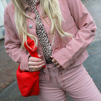 Billo denim jacket chili