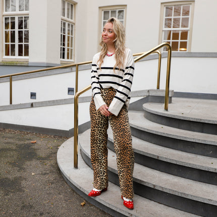YAS Leonora jeans leopard