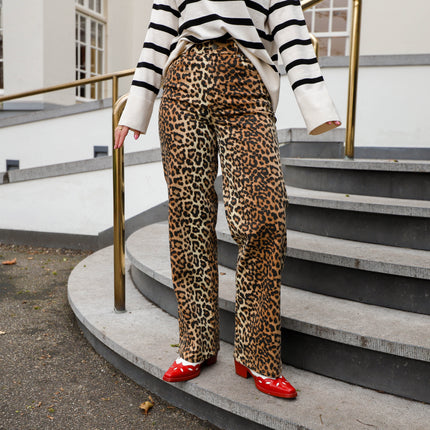 YAS Leonora jeans leopard
