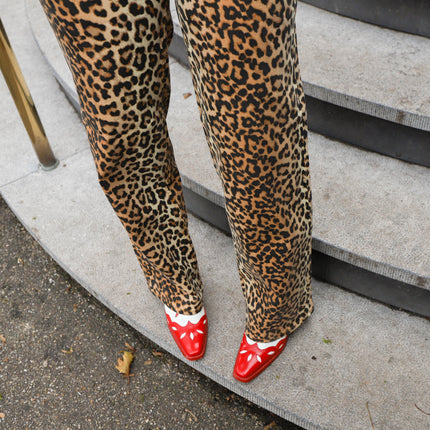 YAS Leonora jeans leopard