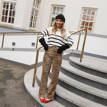 YAS Leonora jeans leopard