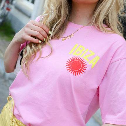 Ibiza shirt roze