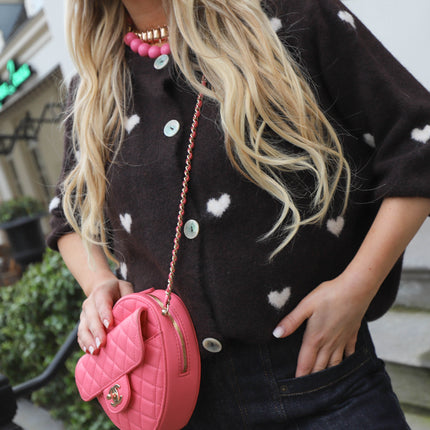 Hartjes vest bruin