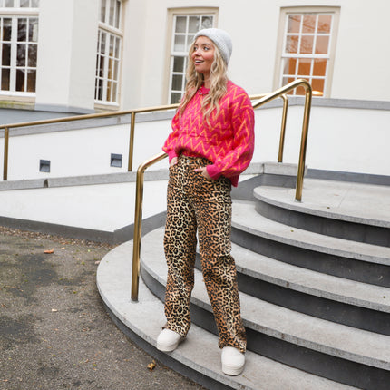 YAS Leonora jeans leopard