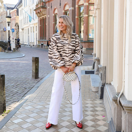 Selma wide jeans bright white