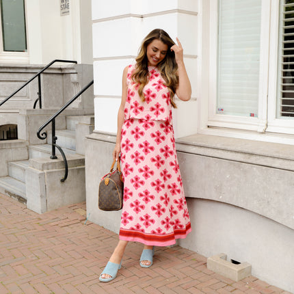 Summer top roze