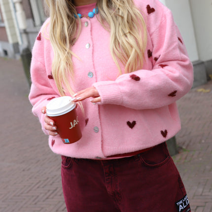 Love cardigan rose