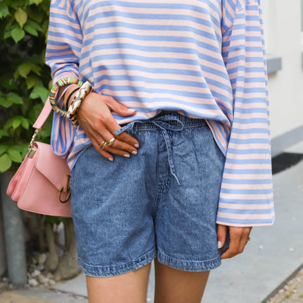 Noisy May Enza shorts medium blue