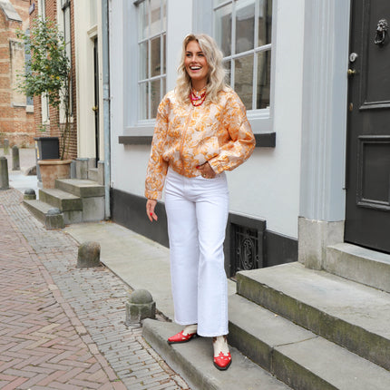 Selma wide jeans bright white
