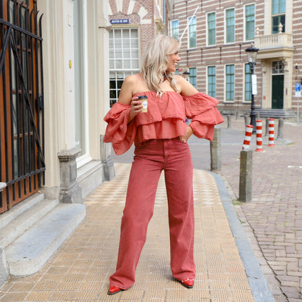 Harper & Yve Yve pants brick red