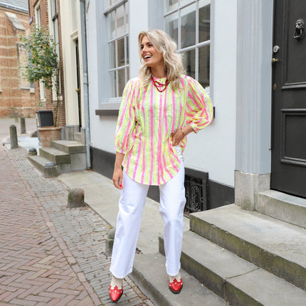 Selma wide jeans bright white