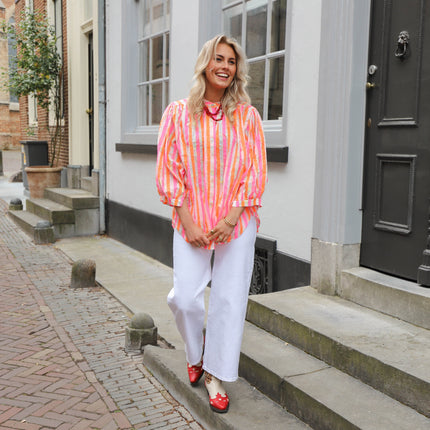 Selma wide jeans bright white