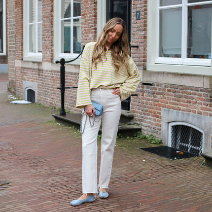 Denim jeans off white
