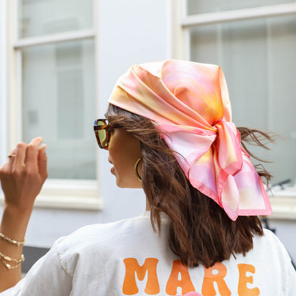 Sjaal faded pink