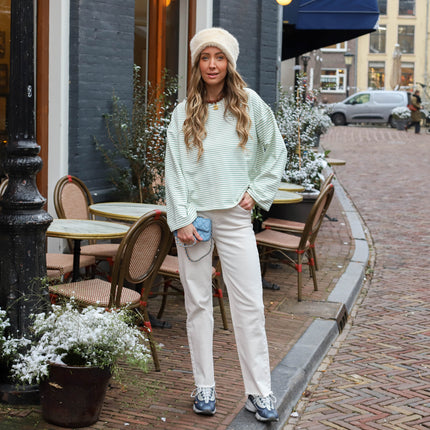 Denim jeans off white