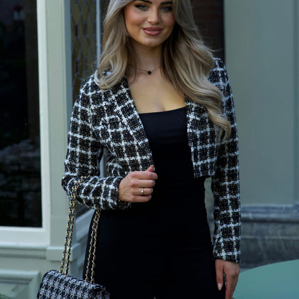 UNICORN Women's blazer white black s m l