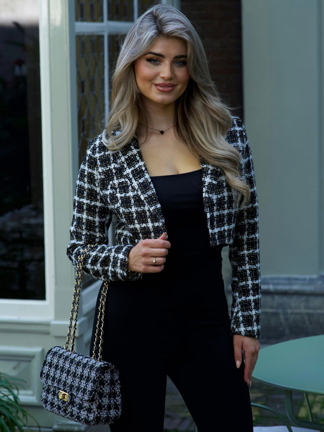 UNICORN Women's blazer white black s m l