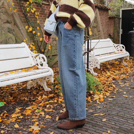 Hazal barrel jeans medium blue