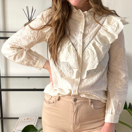 UNICORN Women's blouse beige s m l xl