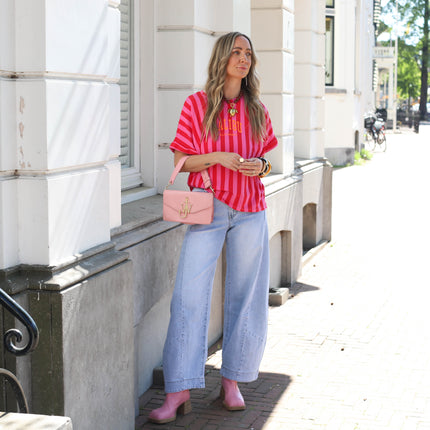 Malibu tee roze rood oranje