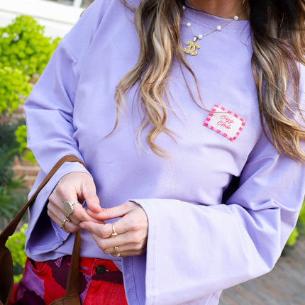 Cosy Club sweater lila