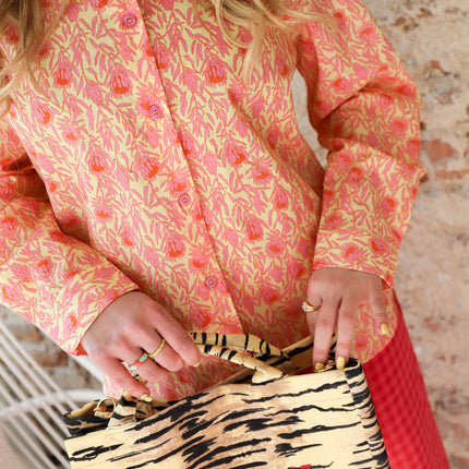 Ydence Blouse Celia yellow flower