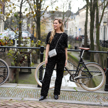 Kam top short zwart