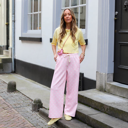 Vintage tee geel
