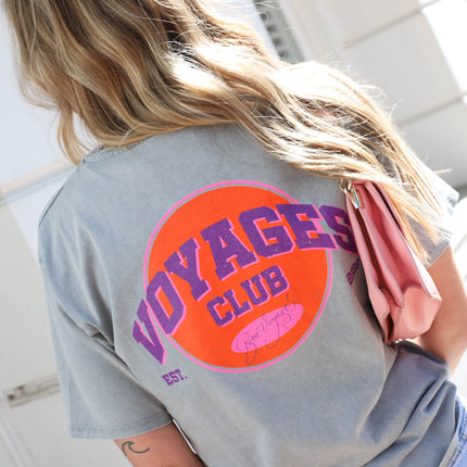 Voyage club tee grijs
