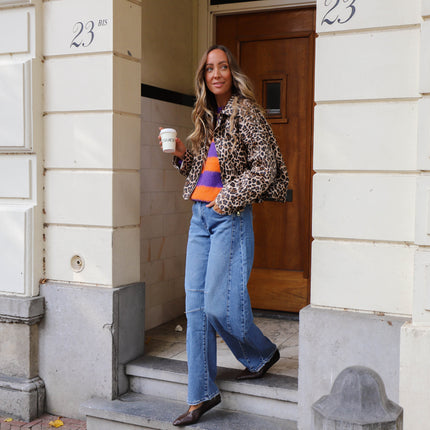 Double denim jeans
