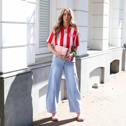 Ciao shirt roze rood verticaal