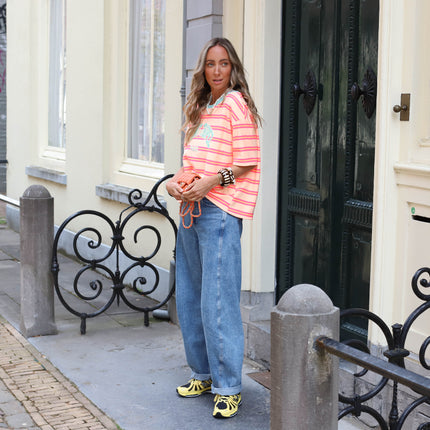 Saint Tropez tee peach