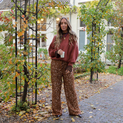 Harper & Yve Holly pants bronze sequin