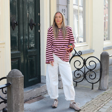 Grace barrel jeans ecru