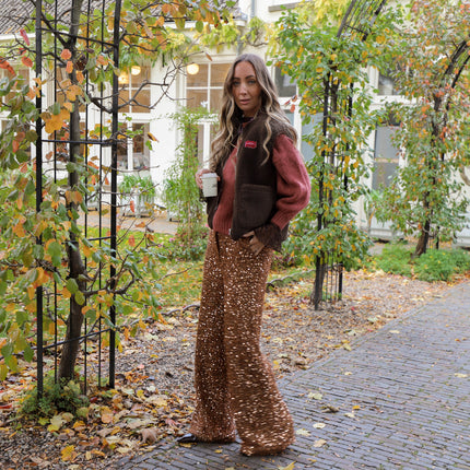 Harper & Yve Holly pants bronze sequin
